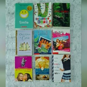Teen girl paperback set of 9 books.